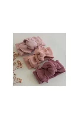 Genel Markalar Kız Çocuk Bebek 3 Lü Ribana Bandana Seti