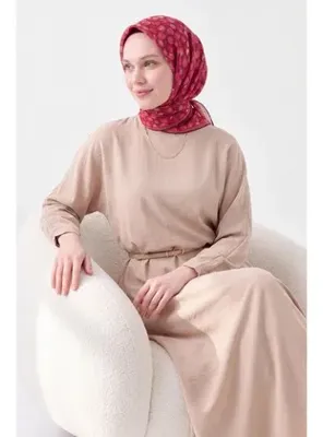 Silk Home Soft Eşarp Vintage Floral Bordo