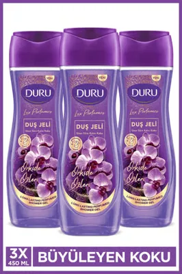 Duru Perfume Orkide Duş Jeli 3 x 450 ML