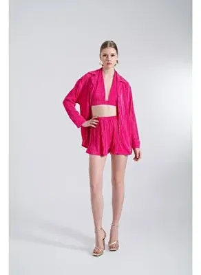 Holly Lolly Comfy Oversize Gömlek Pembe