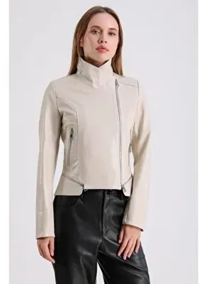 Maroquin Leather Adele Kadın Deri Ceket