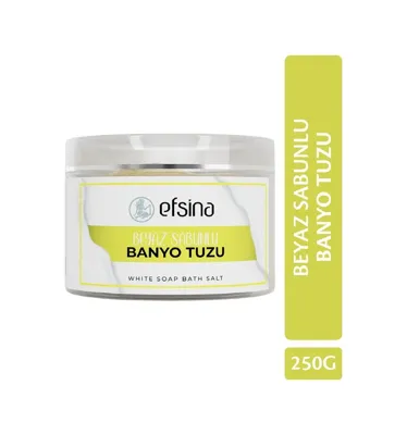 Efsina Beyaz Sabunlu Banyo Tuzu 250 g Ayak ve Vücut Bakım Tuzu