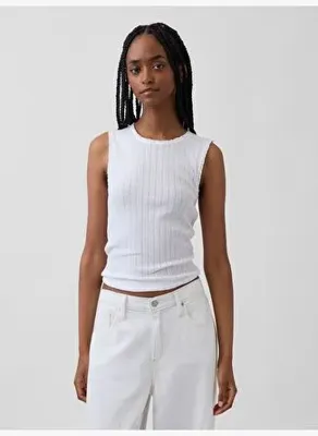 GAP Pointelle Shell Askılı Bluz