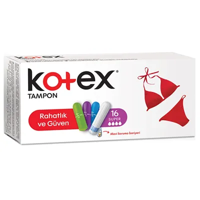 Kotex Süper Tampon 16 Adet
