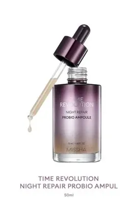 Missha Total Yaşlanma Karşıtı Ampul Time Revolution Night Repair Probio Ampoule 50ml