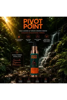 PIVOT POINT 12 Bitkili Durulanmayan Saç Bakım Kremi 150 ml | Leave In Conditioner, Isı Koruyucu, Onarıcı ve Nemlendirici