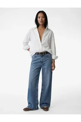 Koton Regular Fit Pamuklu Uzun Kollu Poplin Gömlek