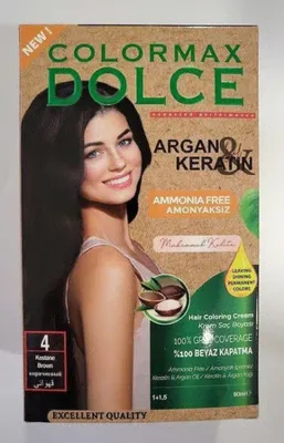 COLORMAX DOLCE Colormax Amonyaksız Saç Boyası 4- Kestane