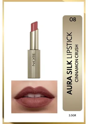 Note Cosmetics Note Aura Silk Lipstick Kremsi Yarı Parlak Ruj 11 Ruby Royal - Kırmızı