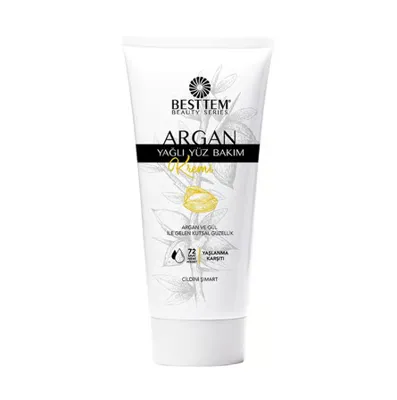Besttem Yüz Bakım Kremi Argan Ve Gül, Sıkılaştırıcı, Nemlendirici, Besleyici Kadifemsi Yapı 100ml