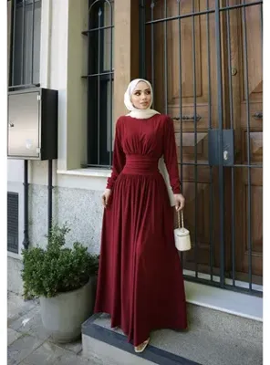 Bwest ELBİSE - BORDO
