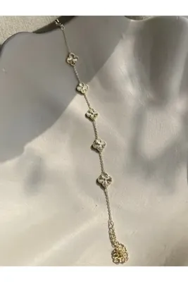 Brethils Shiny Gold Cleef 14K Altın Kaplama Kuyum Model Kararmaz Garantili Faturalı