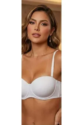 Genel Markalar Beyaz Toparlayıcı Destekli Sütyen 9300