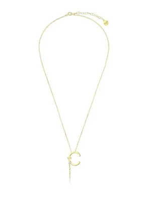 Bendis Design Deniz C Harfi Gold 14 Ayar Altın Kadın Kolye