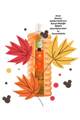 Avon Senses Golden Embrace Banyo Köpüğü 1000ml