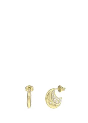 Guess JGUJUBE06229JWYGTU Taşlı Altın Rengi Çelik Kadın Küpe