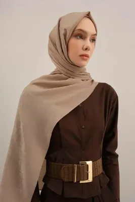 ARMİNE Lyocell Naia Kare Monogram Şal 6 04