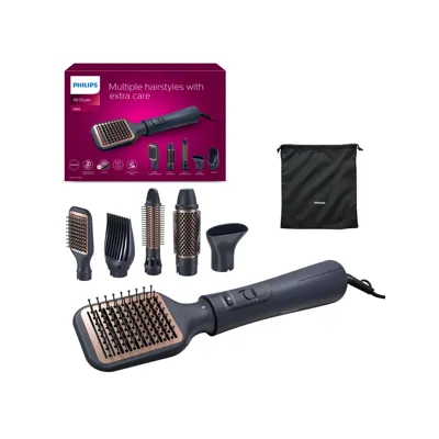 Diğer 5 İ 1 Arada Saç Şekillendirme Ve Kurutma Seti, Argan Yağı Seramik Kaplama, İyonik Bakım, 5 Aparatlı Air Styler, Eşit Isı Dağıtımı, 3 Isı Ve Hız Ayarı, Soğuk Hava Fonksiyonu, Bha530/00 Çok Renkli