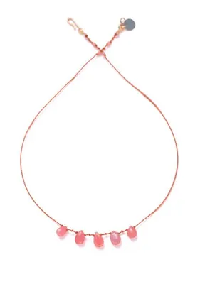 Ivarene 5-Drop Rhodochrosite Pembe Kadın Kolye