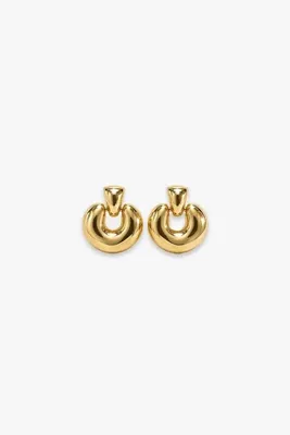 Vatkalı Helix gold küpe