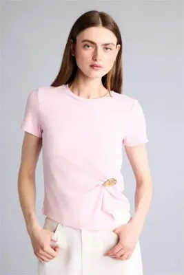 Defacto Slim Fit Bisiklet Yaka Ribana Kısa Kollu Tişört G9551AX26SP