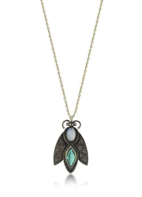 Gözde Atlı Jewellery Pırlanta Detaylı Kadın Altın Kolye