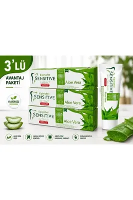 Epinafol sensitive 3 lü florürsüz diş macunu