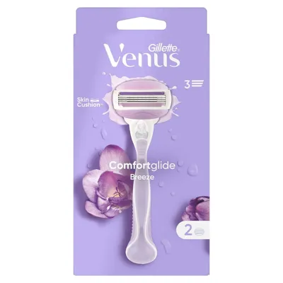 Gillette Venus Pro ComfortGlide Sugarberry Kokulu Kadın Tıraş Bıçağı, 1 Yedek Tıraş Bıçağı