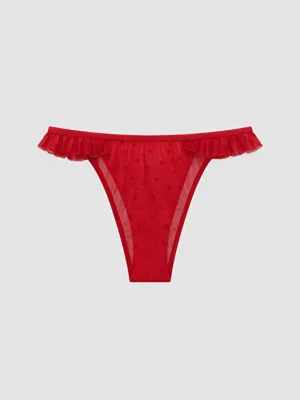 LCW DREAM Kalp Nakışlı Brazilian Külot