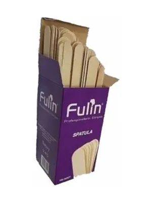 Fulin Tek Kullanımlık Tahta Ağda Spatulası 100'lü