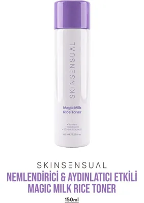 Skin Sensual Magic Milk Rice Toner Nemlendirici Pirinç Toniği 150 ML