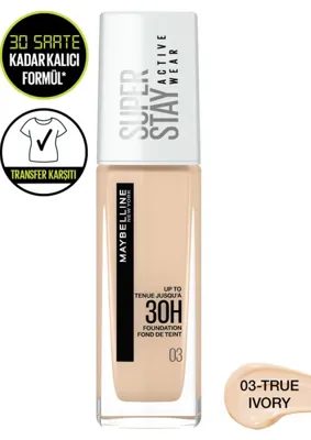 NEW York Superstay Active Wear Fondöten- 02 Naked Ivory (30 Ml)