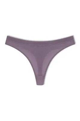 MİSTİRİK Paulo Model Fitilli Tanga Slip Iz Belli Etmez Külot Mor Renk
