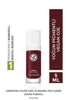Yves Rocher Go Green Oje-15 Koyu Bordo-99781