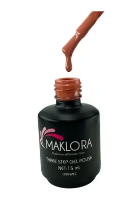 Maklora Kalıcı Oje Three Step Gel 115 Caramel 15ml
