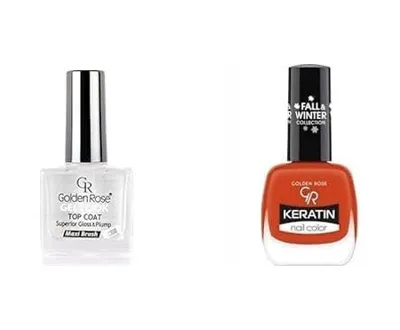 Xmlbayiciniz Golden Rose Gel Look Top Coat & Oje Seti 82831924