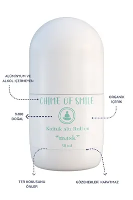 Chime of Smile Doğal Koltuk Altı Roll-on - Alüminyum Ve Alkol Içermez, Ferahlık Sağlar