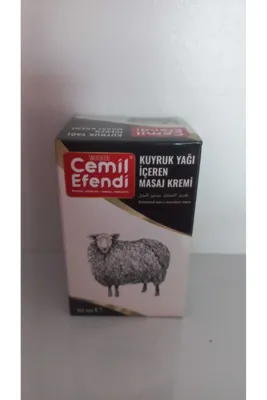 Cemilefendi kuyruk yağı içeren masaj kremi