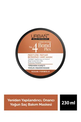 Urban Care Bond Plex No 4 Yıpranma Karşıtı Yoğun Onarım Maskesi 230 ml