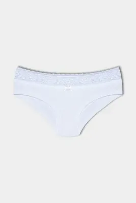 HNX Pamuklu Beli Dantelli Hipster Kadın Boxer Külot