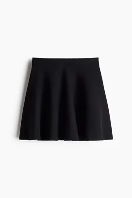 H&M Lastik Örgülü Kloş Etek