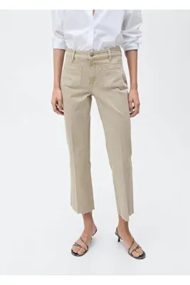 MANGO Woman Cepli flare jean pantolon