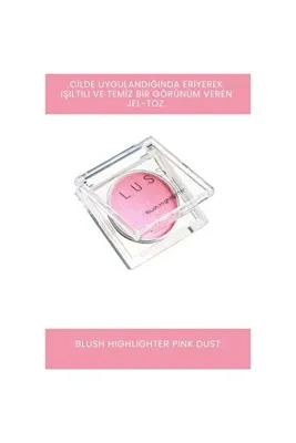 LUSS Blush Highlighter- Pink Dust