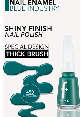 Str Store Klasik Parlak Bitişli Yüksek Pigmentli Oje - Nail Enamel -450 Blue Industry New- 8682536036122