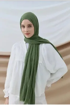 Modakaşmir YEŞİL BAMBU ŞAL