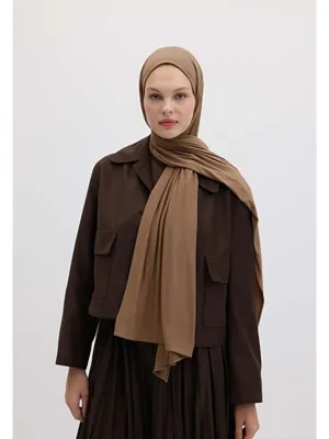 Fresh Scarfs Bambu Penye Şal Sütlü Kahve