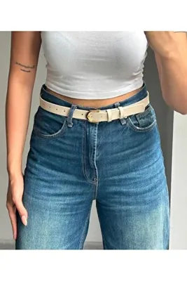 LİA KEMER Loyal Oval Tokalı Model Ceket Kemeri Elbise Kemeri Pantolon Kemeri