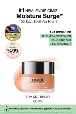 Clinique Moisture Surge 100 Saat Etkili Nemlendirici 30 ml