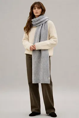 VARM Soft Yumuşak Dokulu Uzun Geniş Triko Atkı
