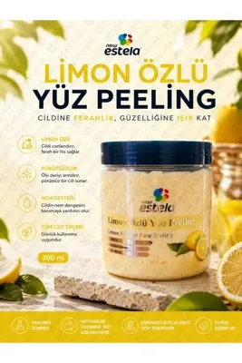 new estela LİMON ÖZLÜ YÜZ PEELİNG 500ML